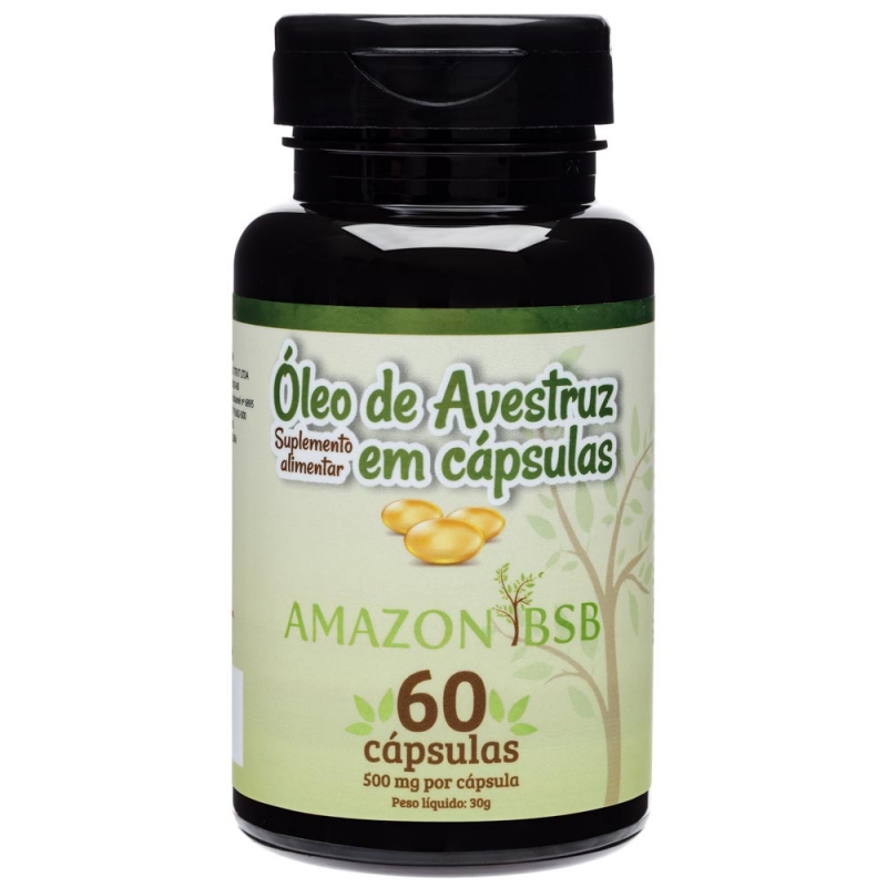 imagem Óleo de Avestruz 60 Cápsulas - 500mg