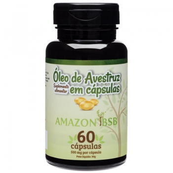 imagem Óleo de Avestruz 60 Cápsulas - 500mg