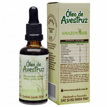 imagem Óleo de Avestruz Gotas 50ml